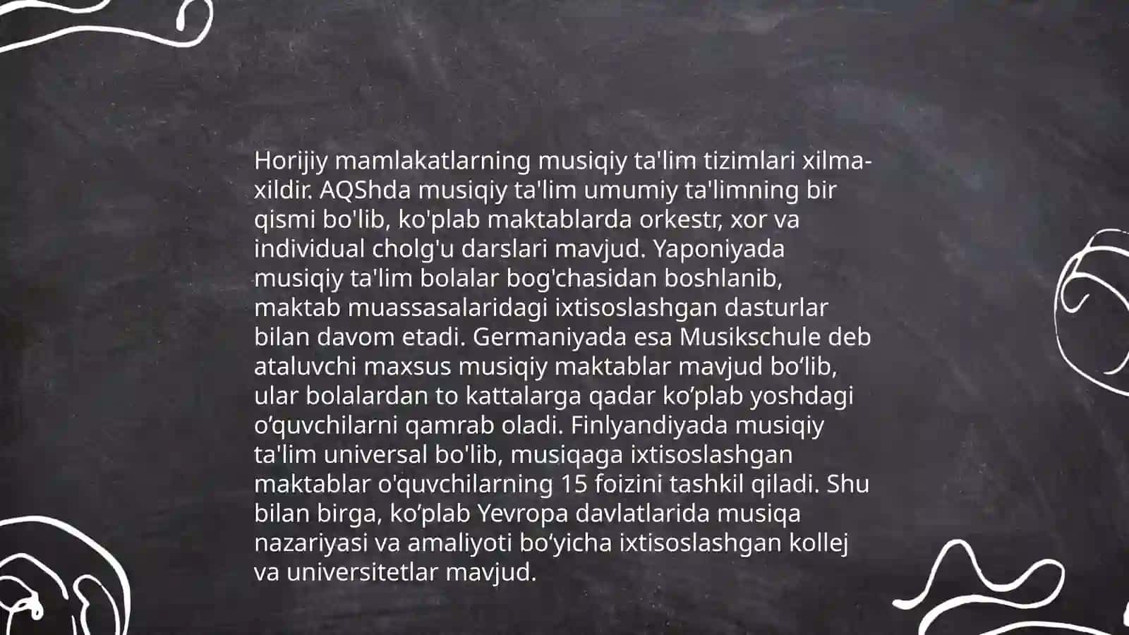 Musiqiy taʼlim tarbiya jarayonida horijiy tajribalarni oʻrganish va amaliyotga tatbiq etish 4