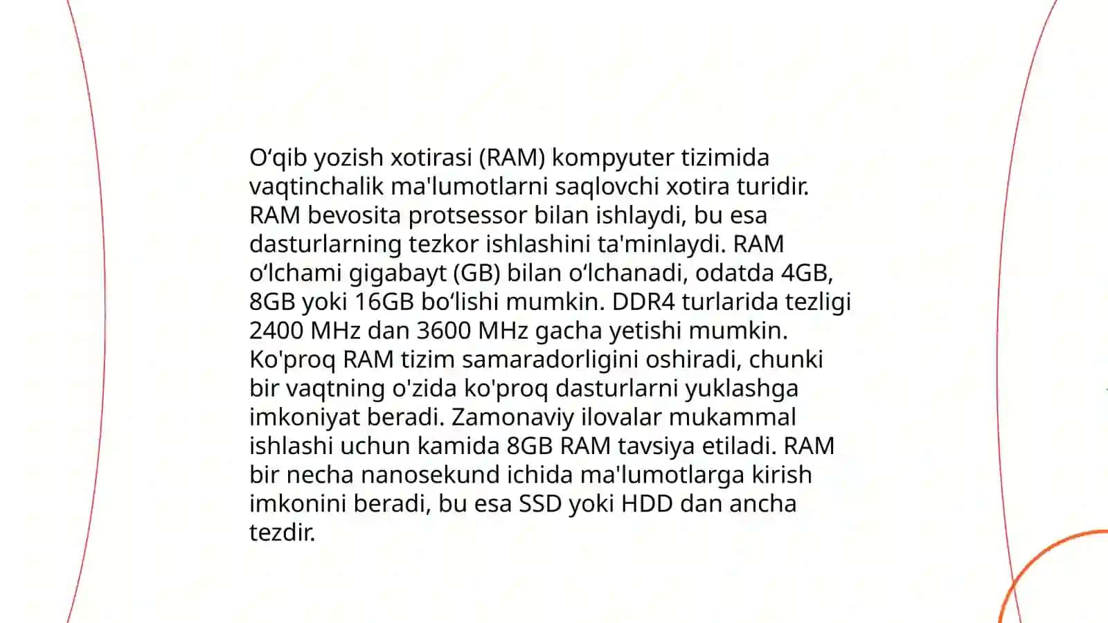 Kompyuterning asosiy qurilmalari haqida MA’LUMOT 4