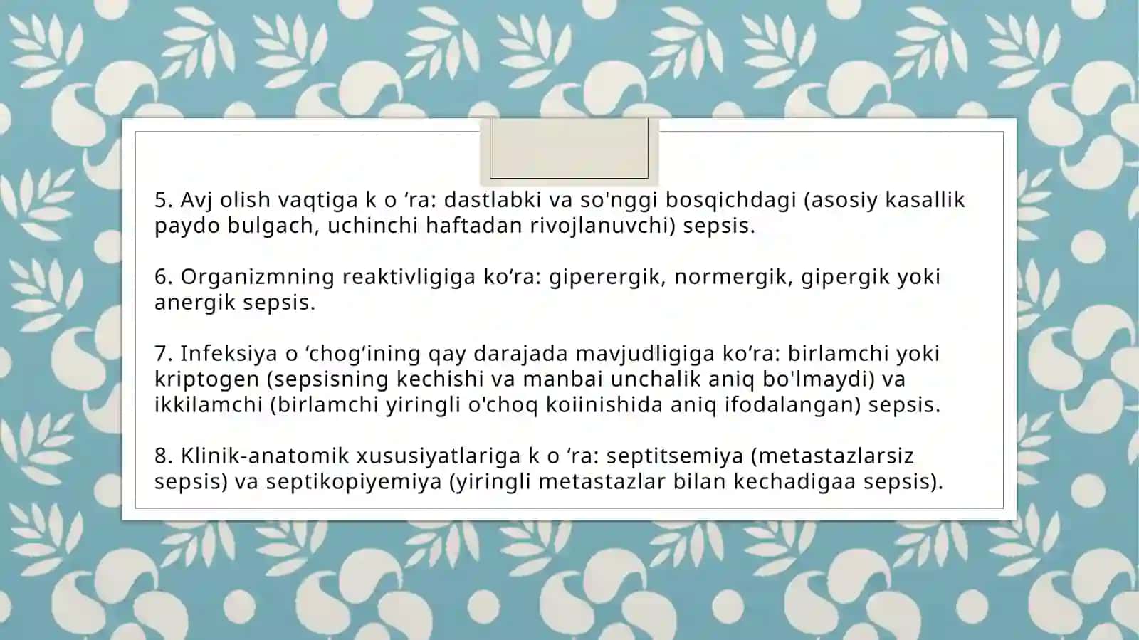 Umumiy xirurgik infeksiyalar 4