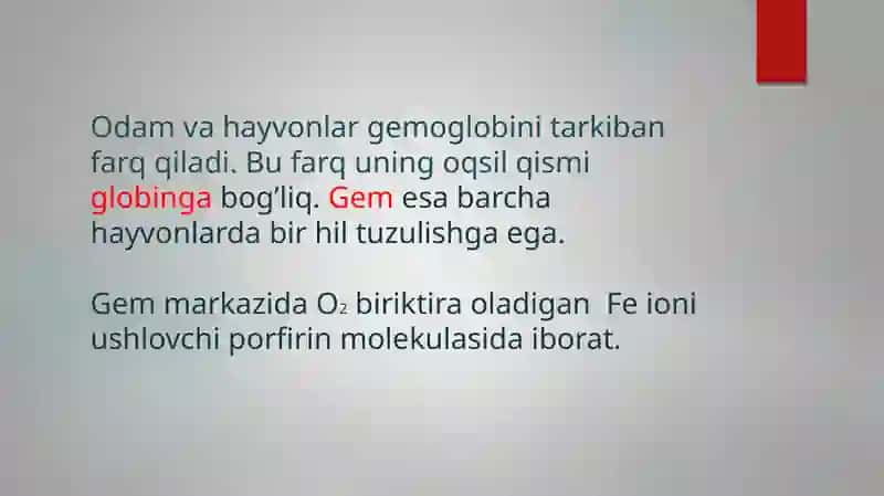 Gemoglobin haqida umumiy tushuncha 4