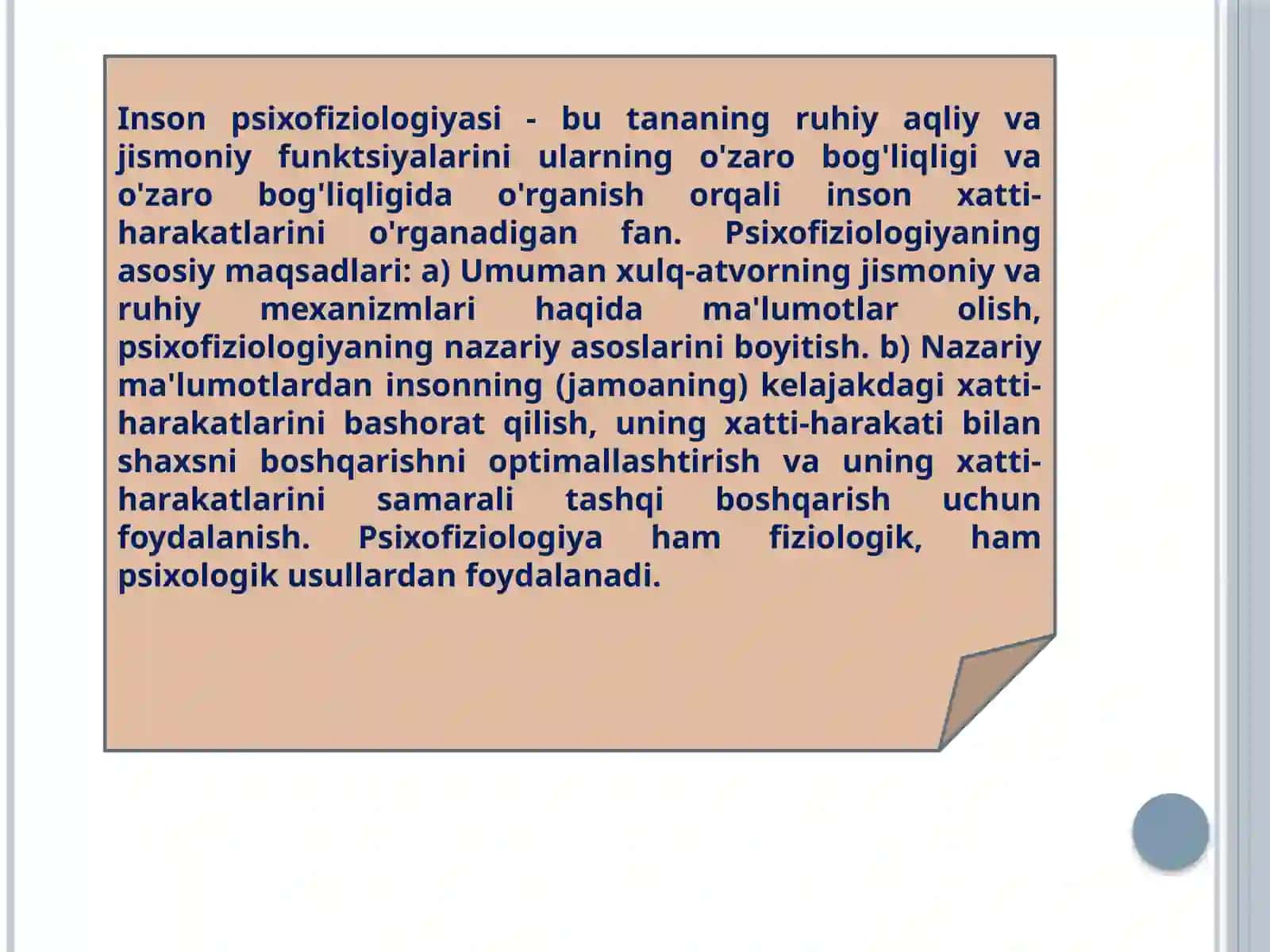 Psixofiziologiyaning qisqacha tarixi va uning predmeti, vazifalari 4