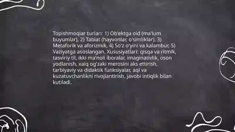 Xalq maqollari va topishmoqlar 4