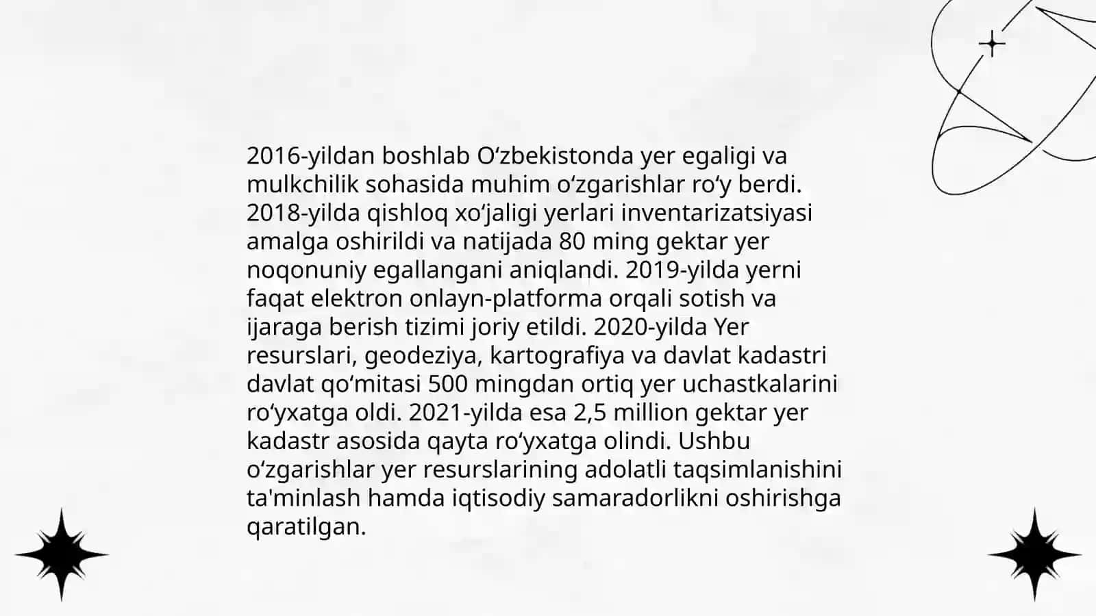 Mustaqillik yillarida qishloq xo‘jaligi va sanoat sohasidagi o‘zgarishlar 4