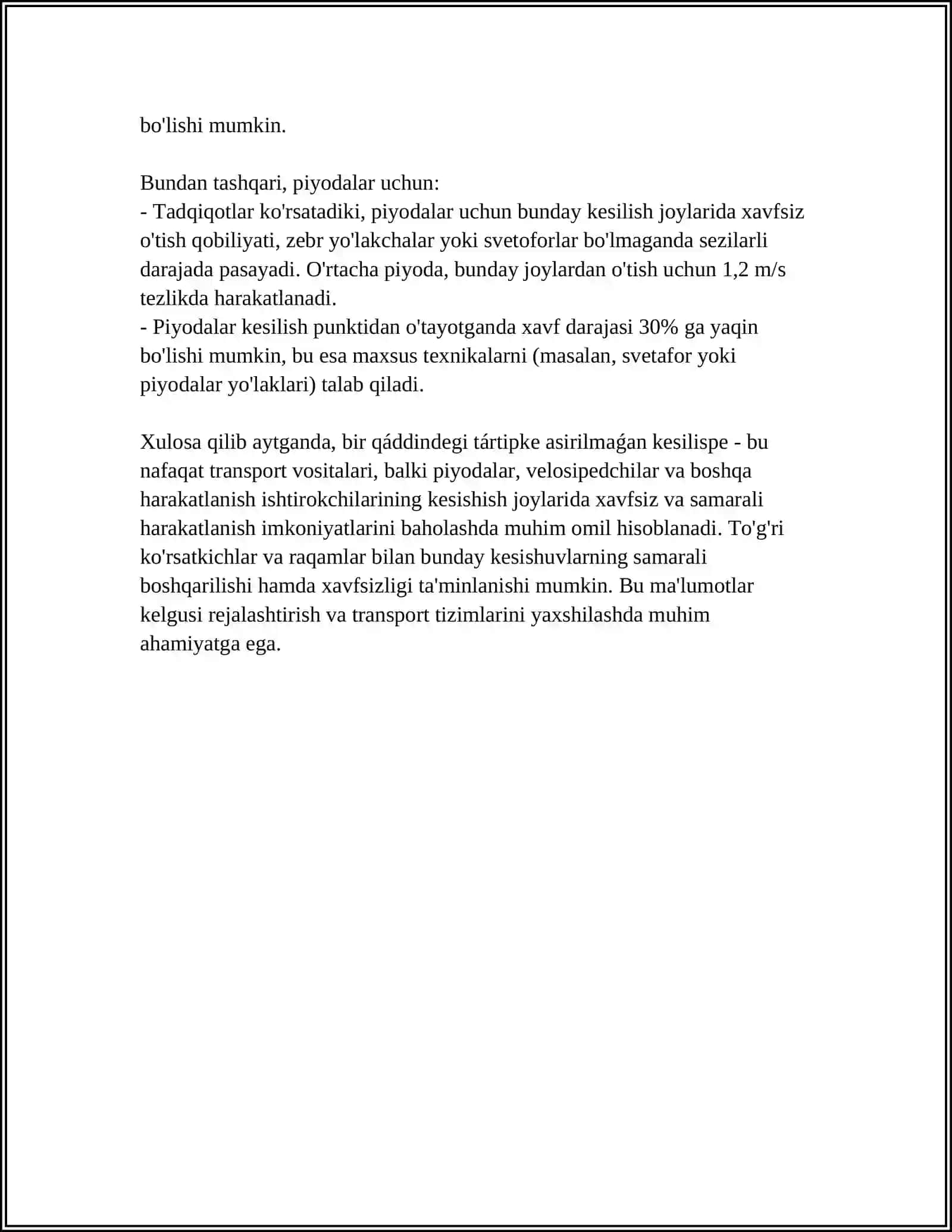 BIR QÁDDINDEGI TÁRTIPKE ASIRILMAǴAN KESILISPELERINIŃ ÓTKERIW QÁBILETI 4