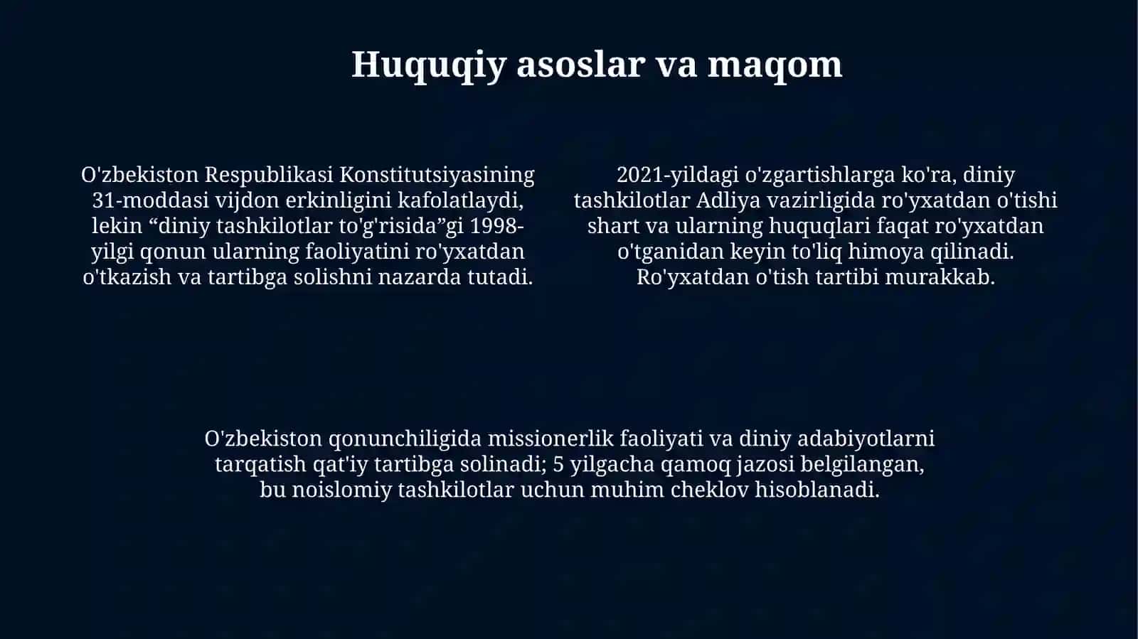 O'zbekistonda noislomiy diniy tashkilotlar 4