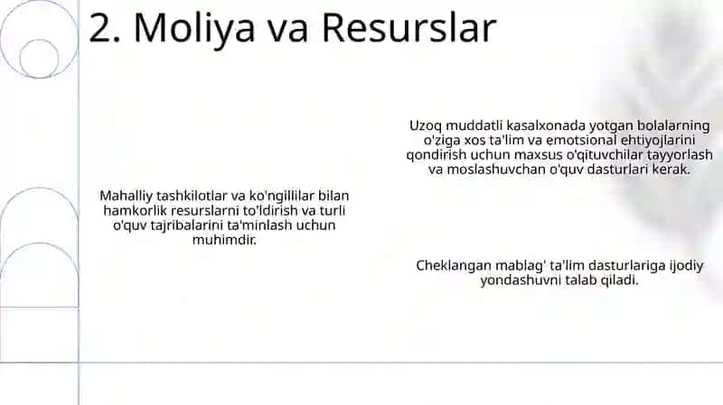 O'quv-Talim imkoniyatlari Chet ellardagi shifoxonalarda 4
