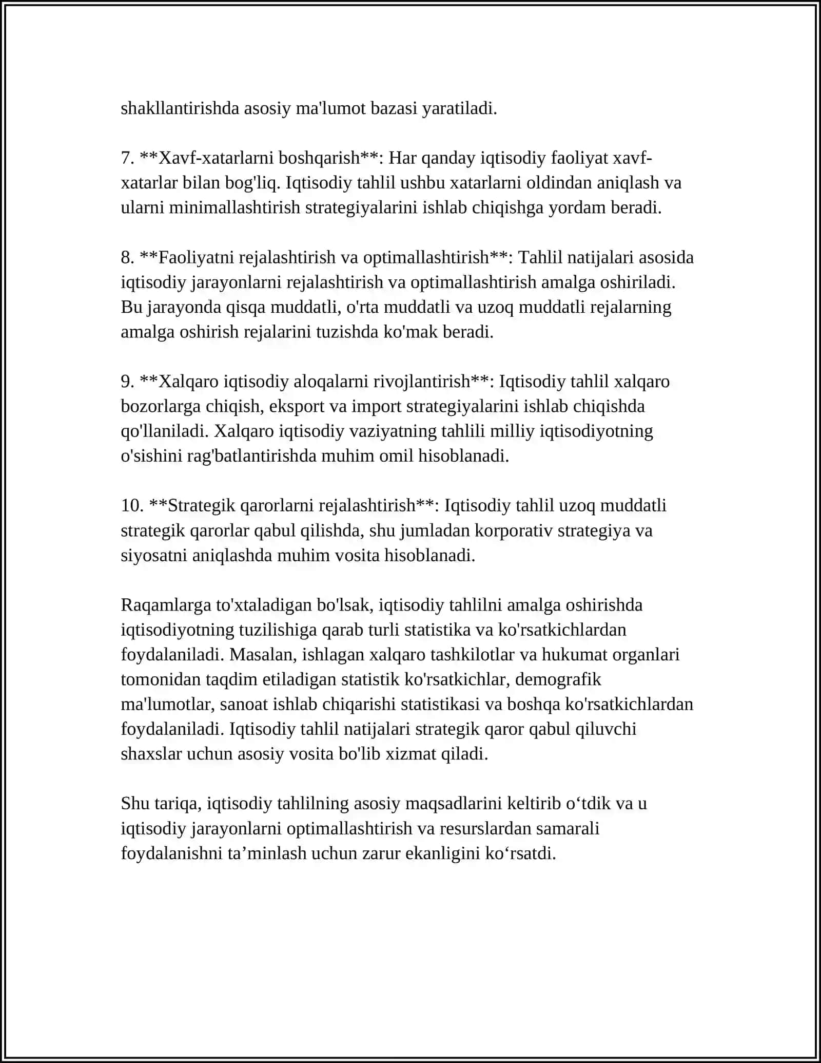 IQTISODIY TAHLILNING METODI VA USULLARI 4