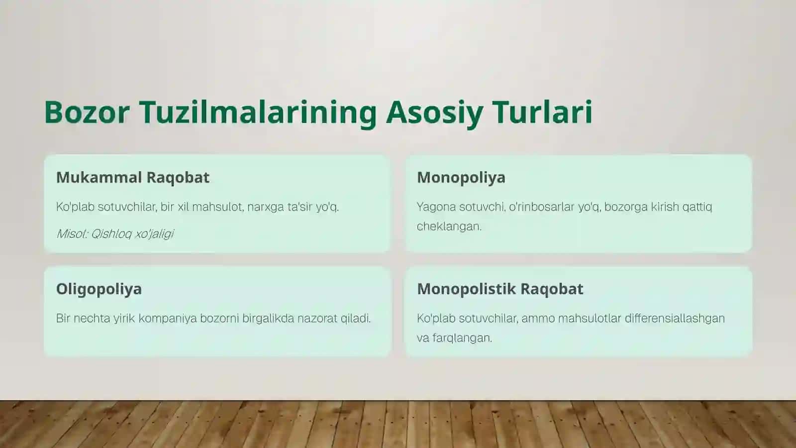 Monapolistik raqobat va mahsulot differensiallashuvi 4
