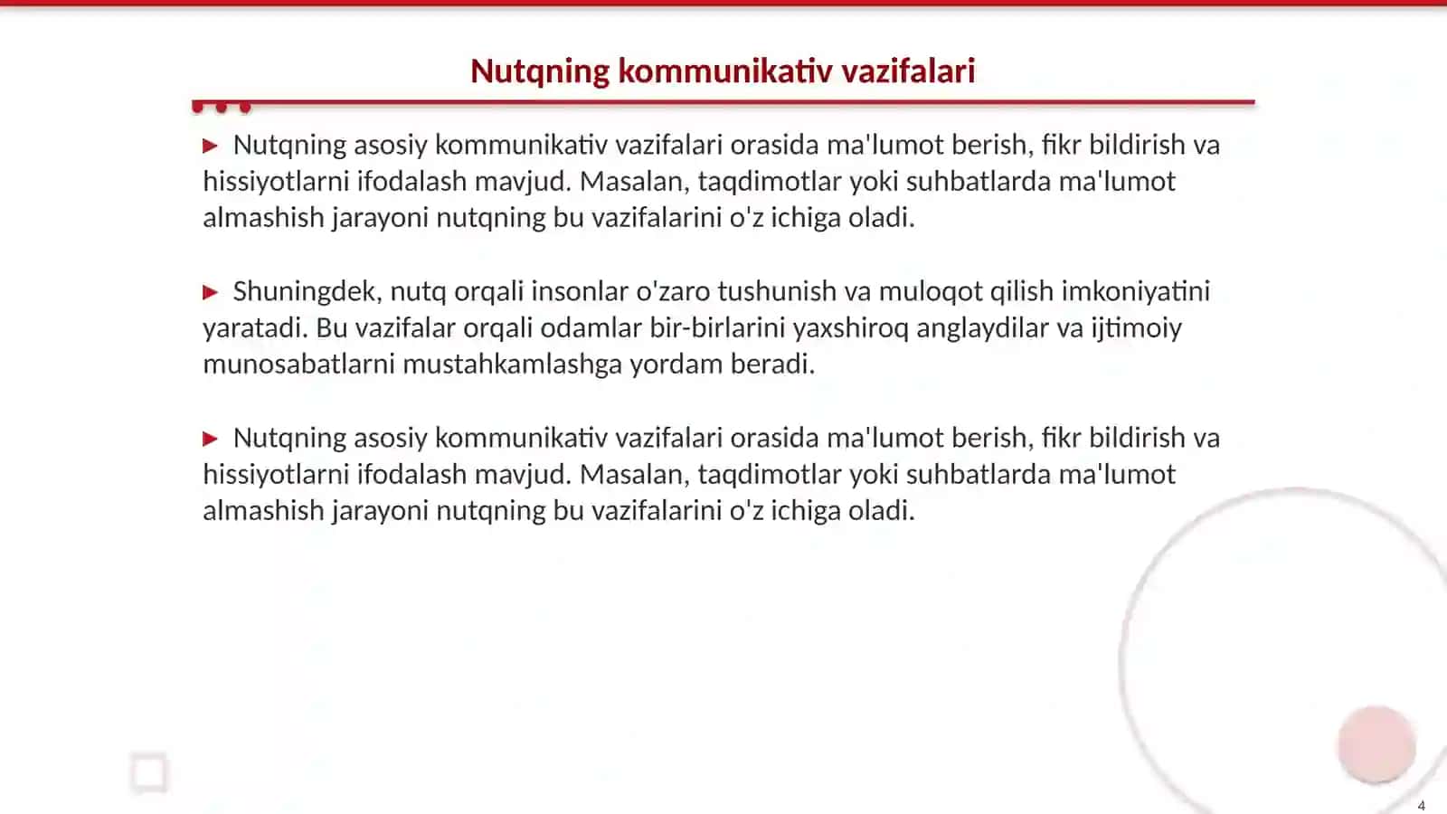 NUTQNING KOMMUNIKATIV XUSUSIYATLARI 4
