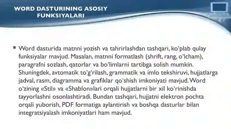 word dasturi 4