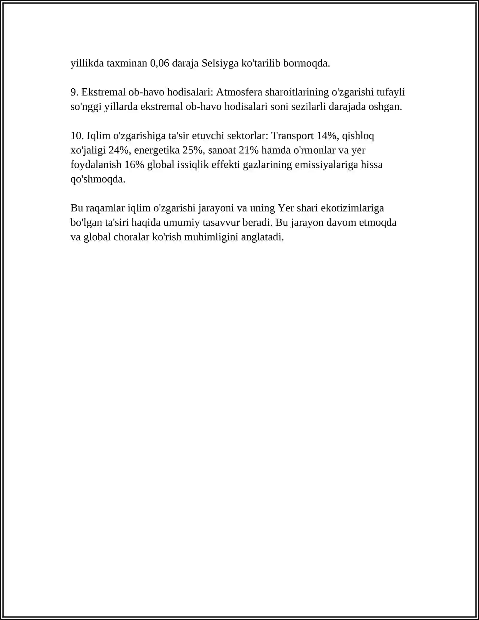 HAVONI IFLOSLANISHGA TA'SIR ETUVCHI OMILLAR 4
