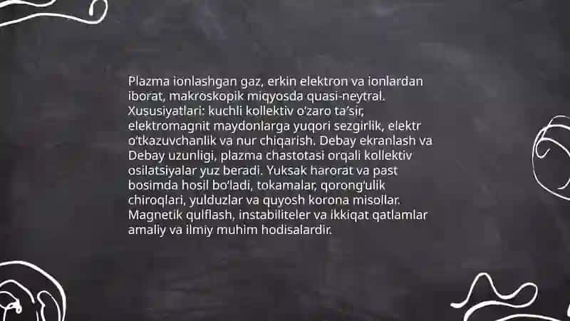Moddaning agregat holati 4