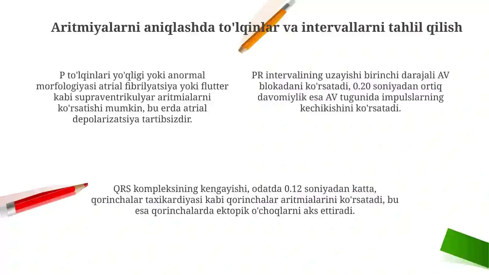 Aritmiyalarda EKG interpretatsiyasi 4