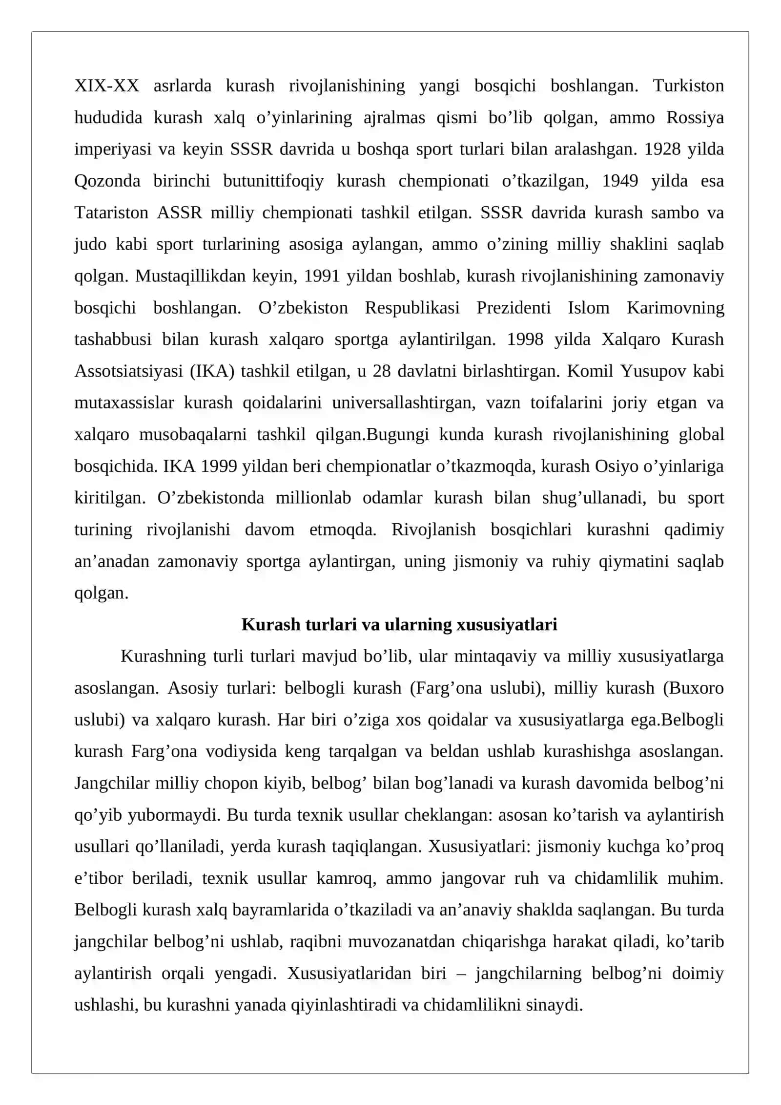 Kurash sport turining o’qitishning metodik asoslari 4