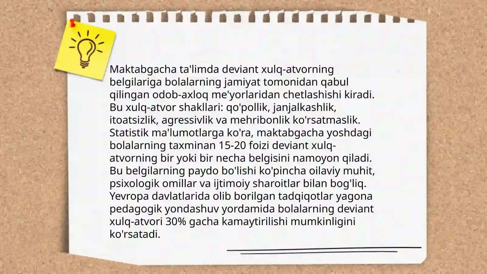 Deviant xulq atvor tushunchasi 4