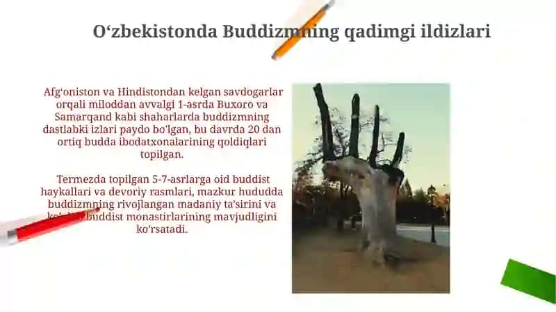 Oʻzbekistonda buddaviylik dinining tarixiy ildizlari va hozirgi zamon 4