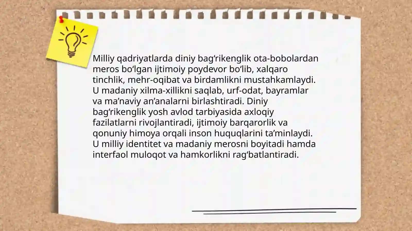Dinniy bag‘rikenglikning ota-bobolarimizdan merosi sifatida shakllanish tarixi 4