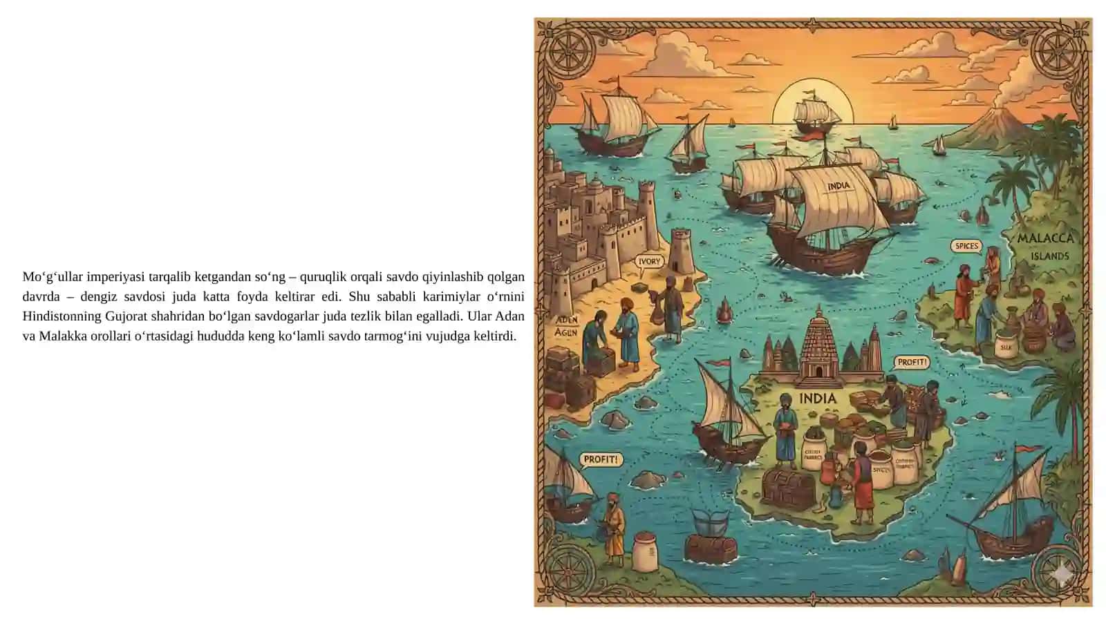 BUYUK GEOGRAFIK KASHFIYOTLAR. MUSTAMLAKATIZIMINING SHAKLLANISHI 4
