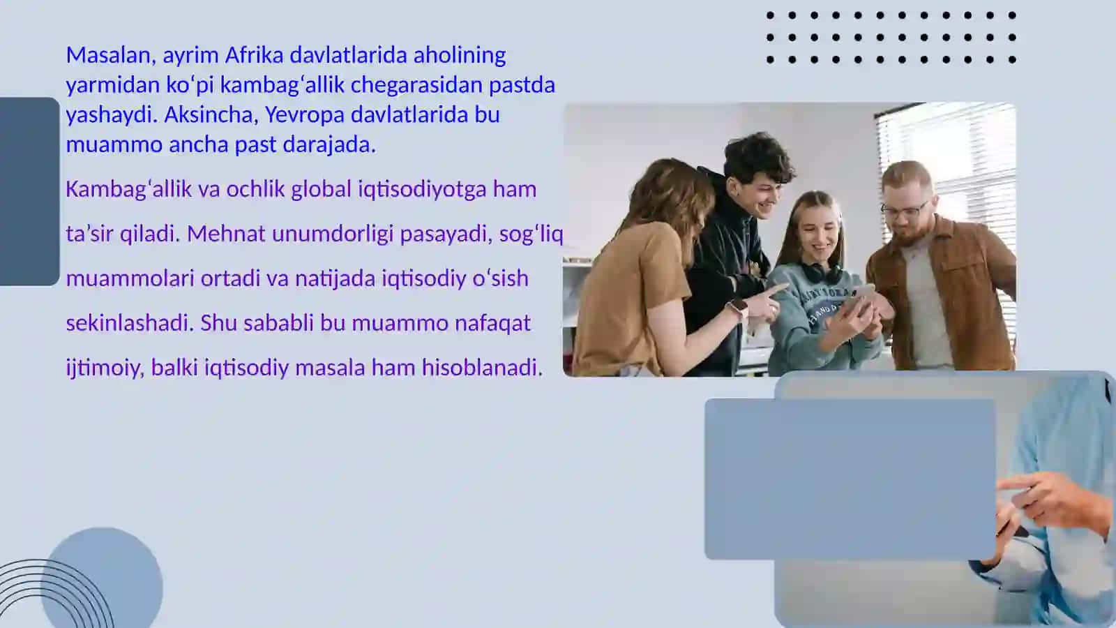 Jahon xo‘jaligida kambag‘allik va ochlik muammolari 4
