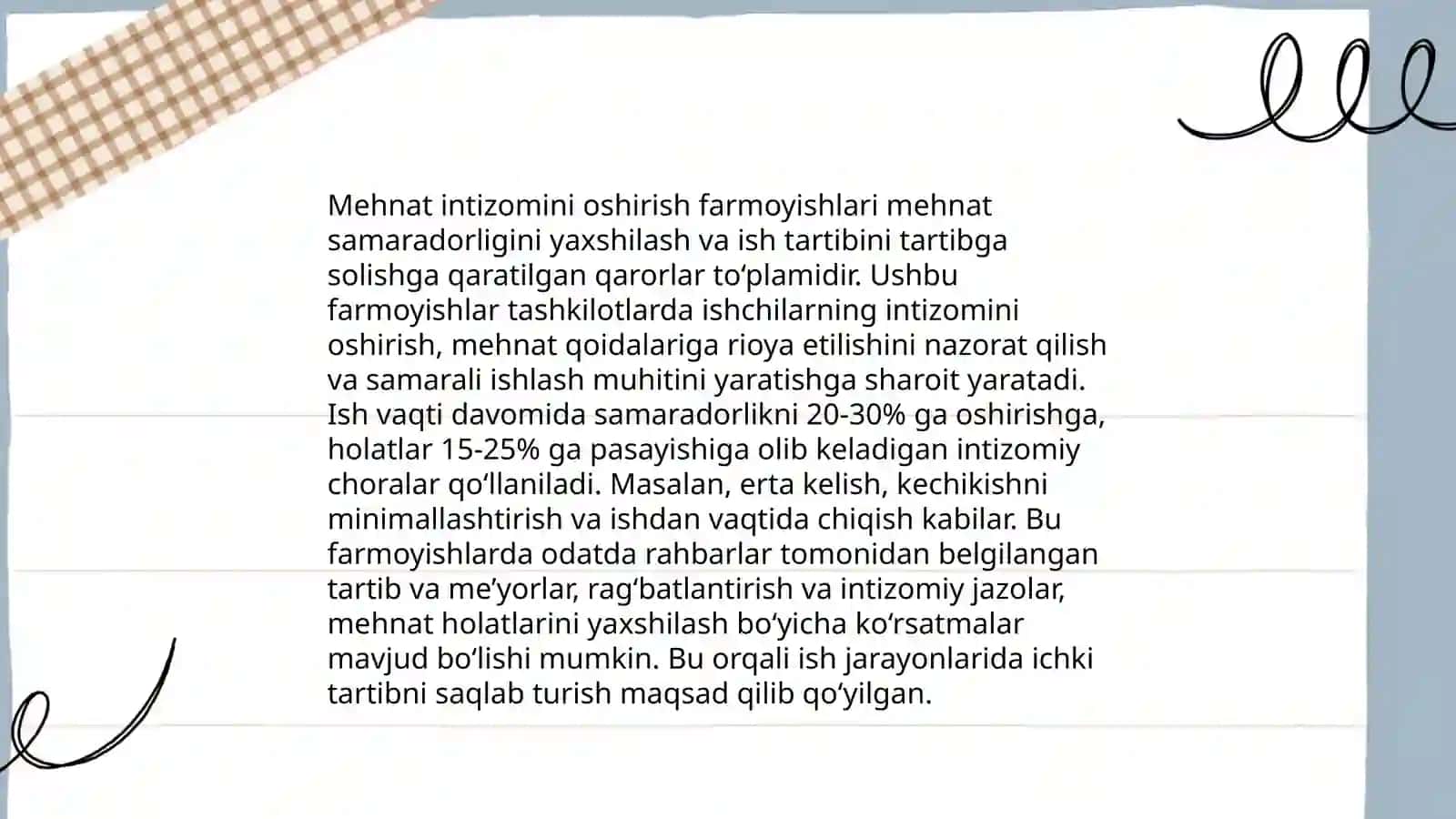 Farmoyish hujjatlari:koʻrsatma, farmoyish 4