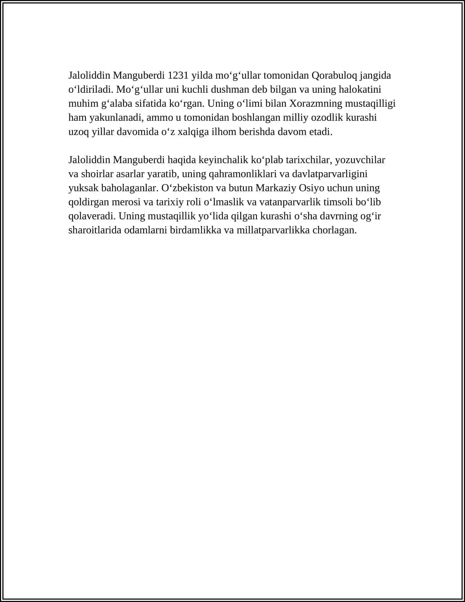 JALOLIDDIN MANGUBERDI VATAN HIMOYACHISI 4