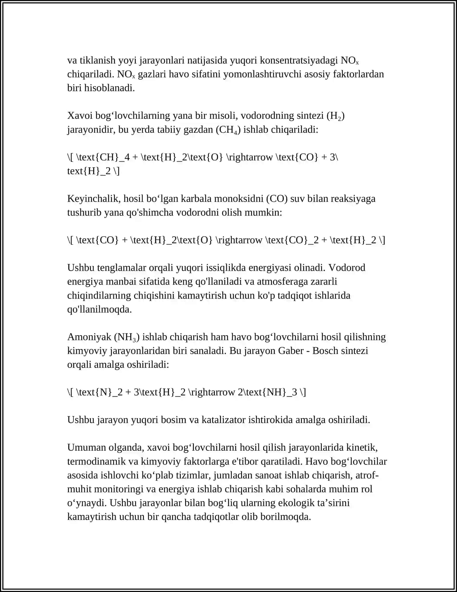 XAVOI BOG‘LOVCHILAR VA GIDRAVLIK BOG'LOVCHILAR ULARNING OLONISHIDAGI KIMYOVIY JARAYONLAR 4