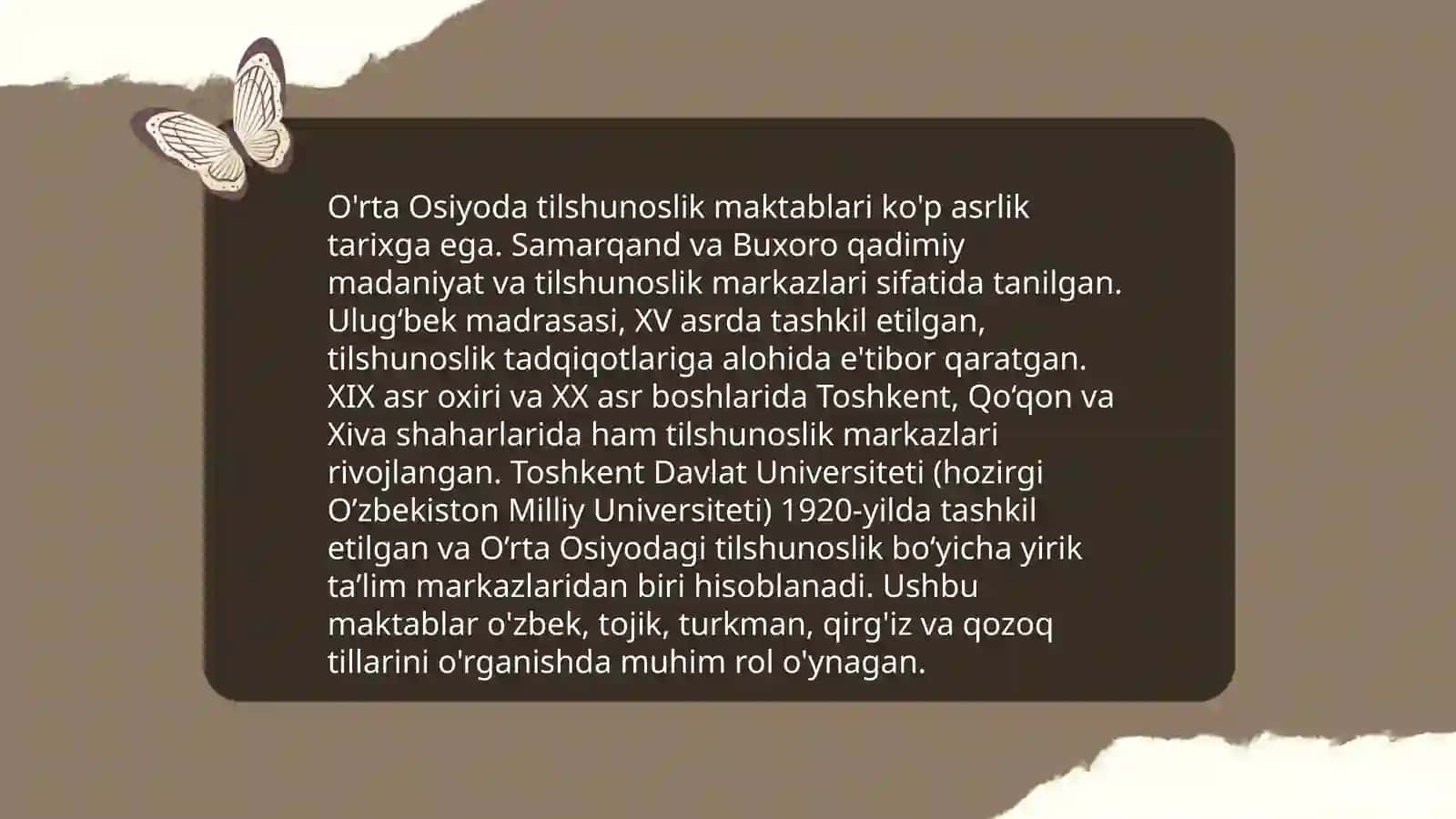 O'rta asrlarda Arab va O'rta Osiyo tilshunosligi 4