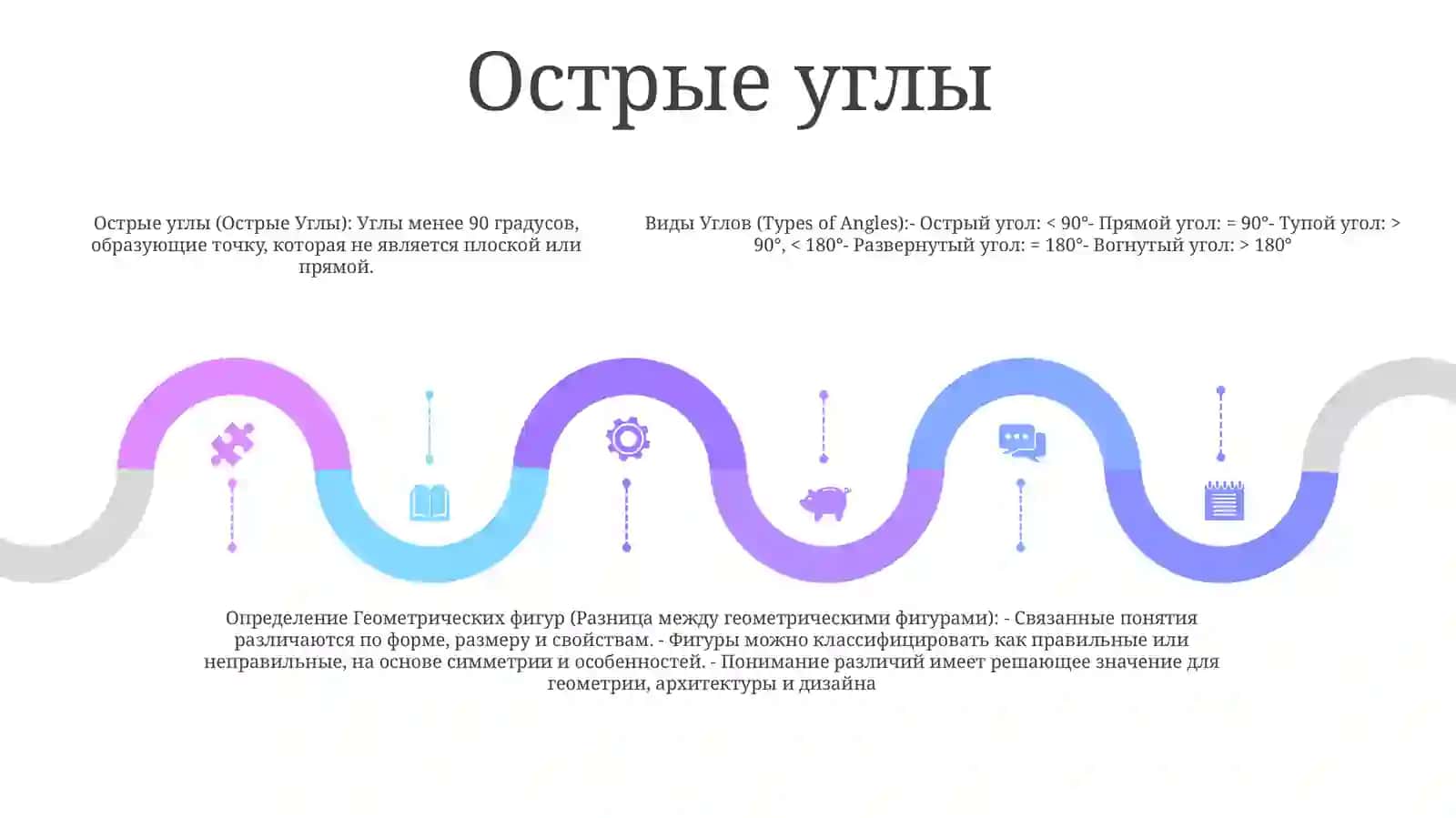 Виды Углов.Различие ГеометрическихФигур 4
