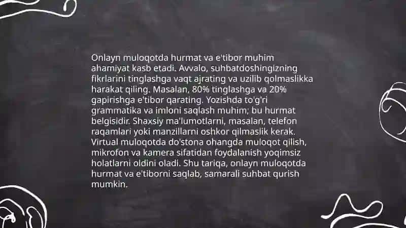Tarmoq odob-axloqi (infoetika) 4