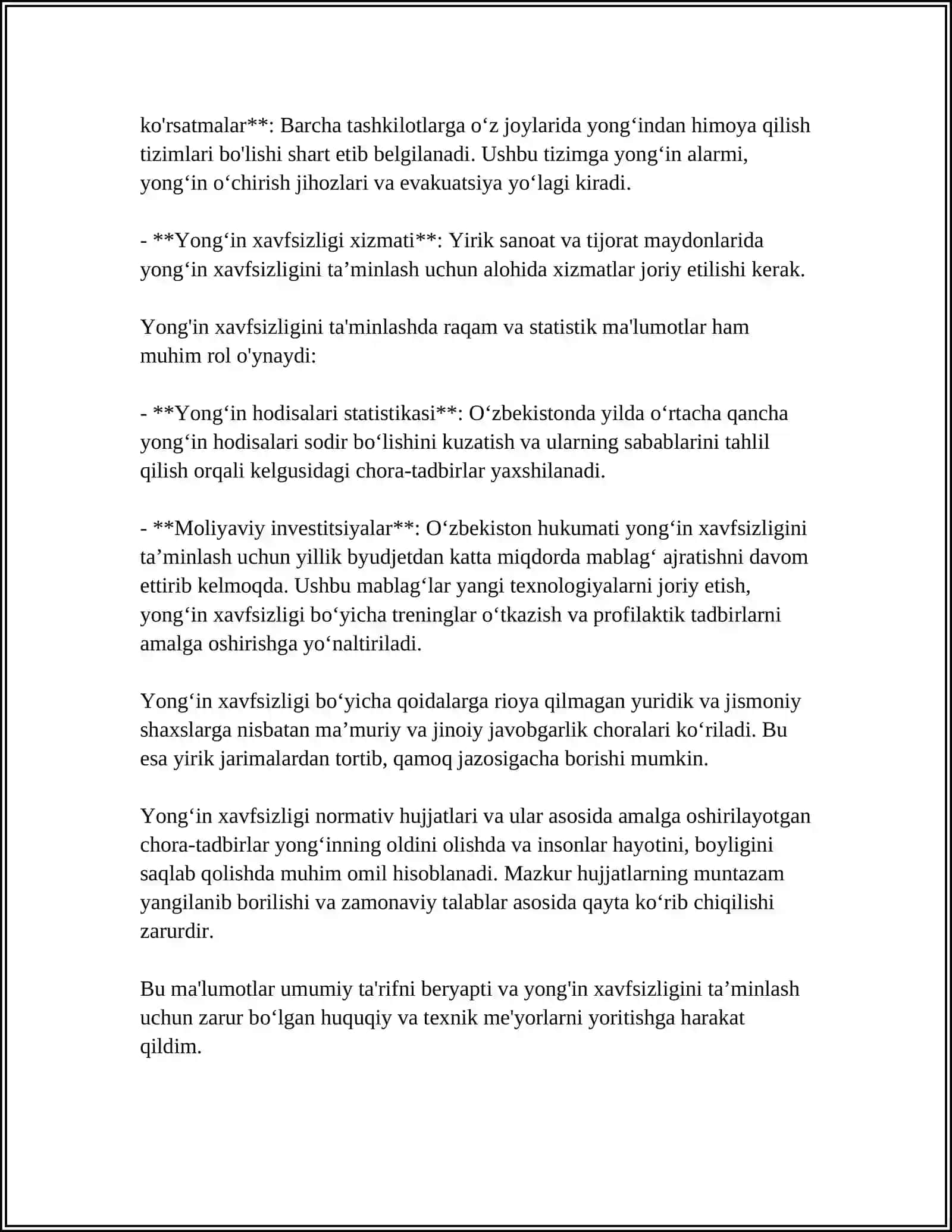 ISHLAB CHIQARISH KORXONALARIDA YONG‘IN XAVFSIZLIGINI TA'MINLASH 4