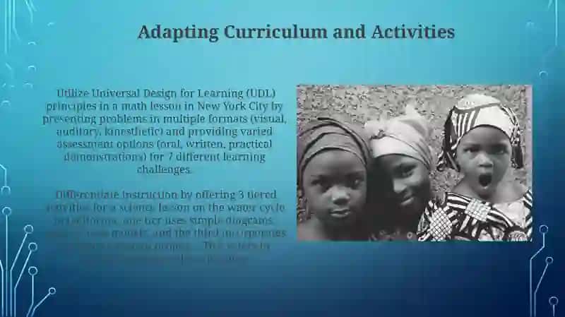 Creating a lesson plan for children with different abilities 4