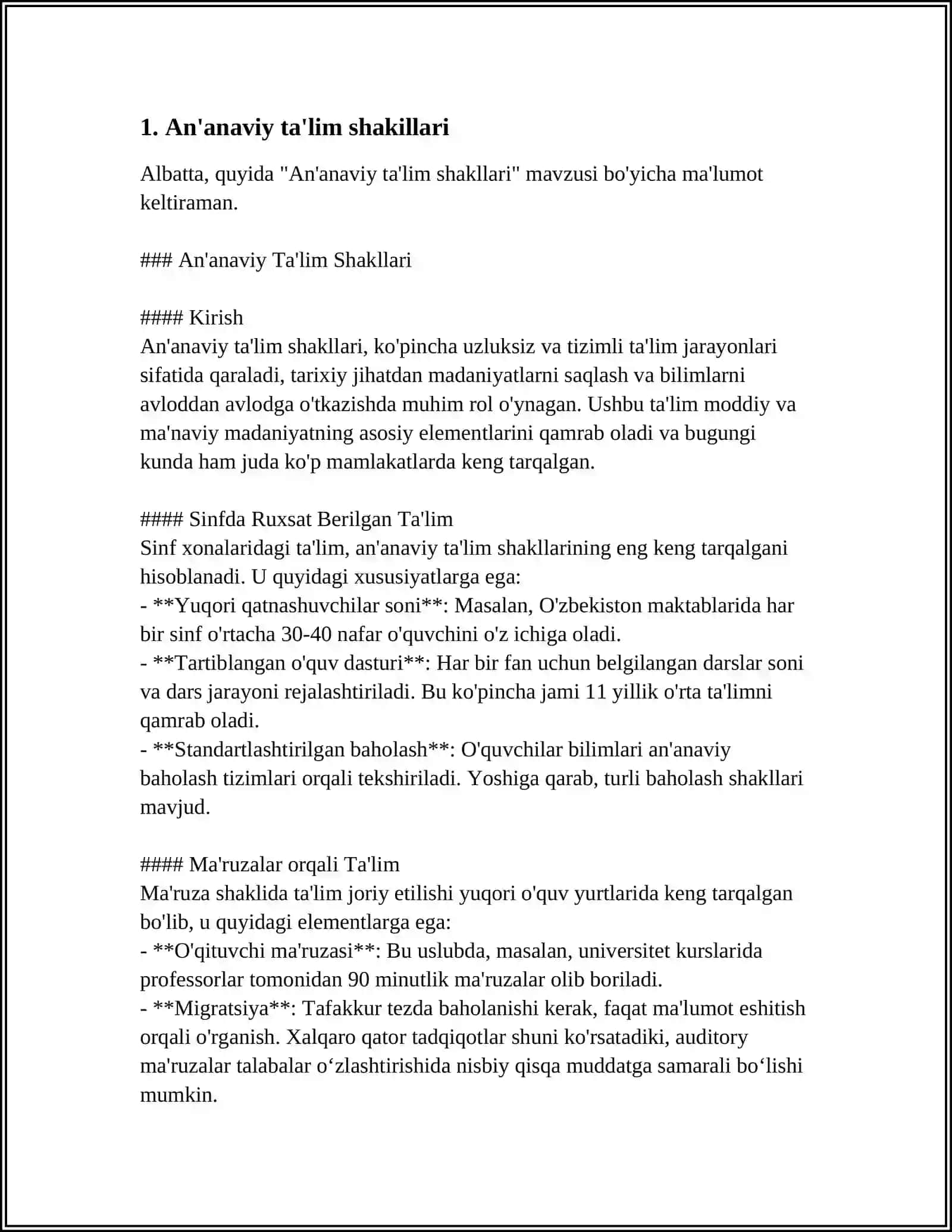 Usarova Shoira's Texnologiya O'qitish Metodikasi Referati 4