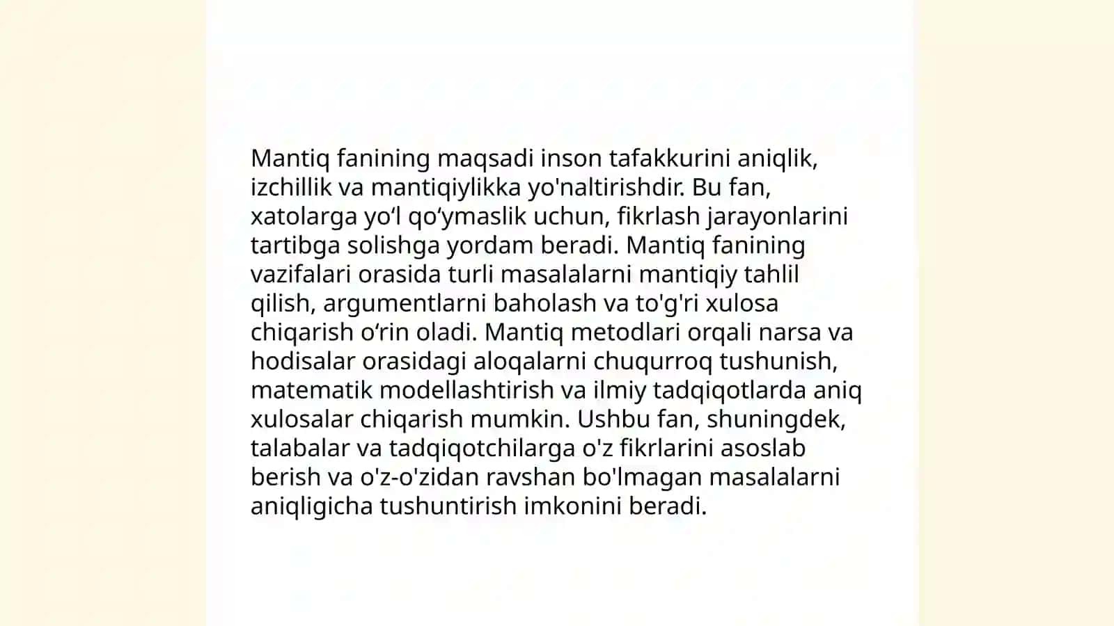 Mantiq Falsafaning Predmeti Maqsad va Vazifalari Qonunlari 4