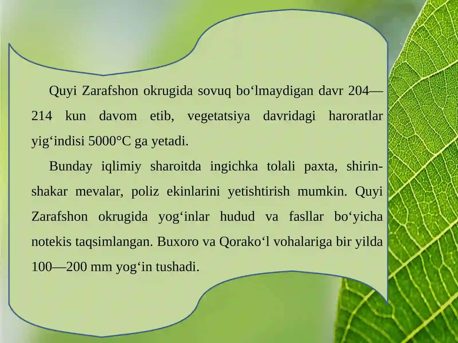 Iqlimi, suvlari, tuproqlari, o‘simliklari va hayvonot dunyosi Qizilqum 4