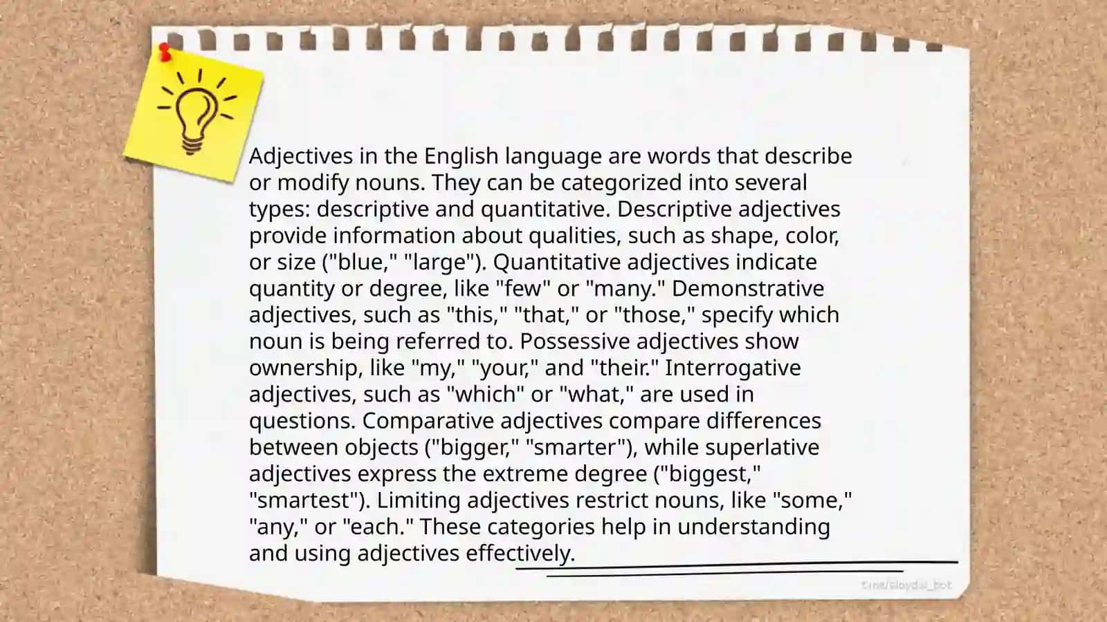 Adjectives 4