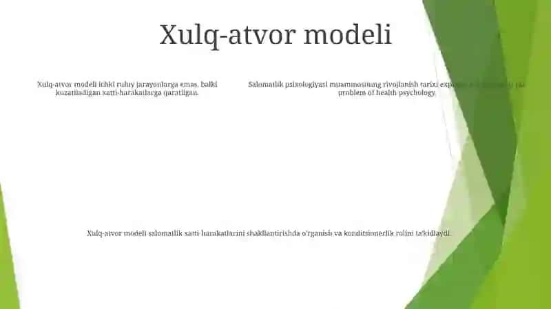 Salomatlik Psixologiyasi Muammosining Rivojlanish Tarixi 4