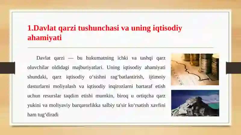 Davlatning to'lov qobiliyatini ichki qarz bo'yicha baholash 4