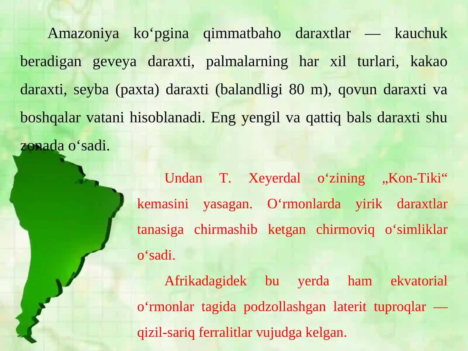 Janubiy Amerikaning tabiat zonalari va balandlik mintaqalari 4