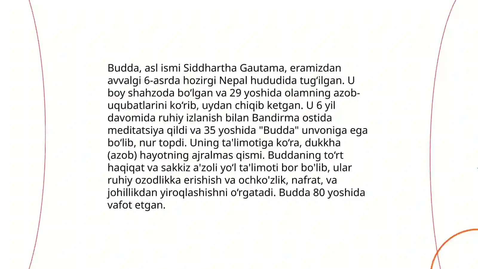 Buddaviylikning asosiy tamoyillari 4
