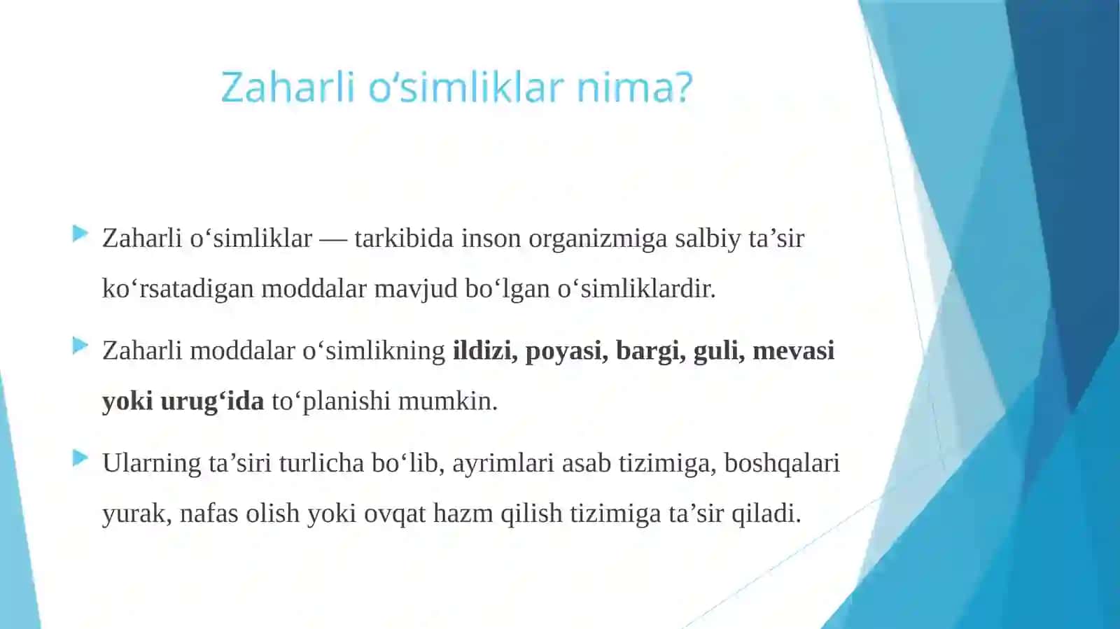 O'zbekistondagi tarqalgan zaharlio'simliklar 4