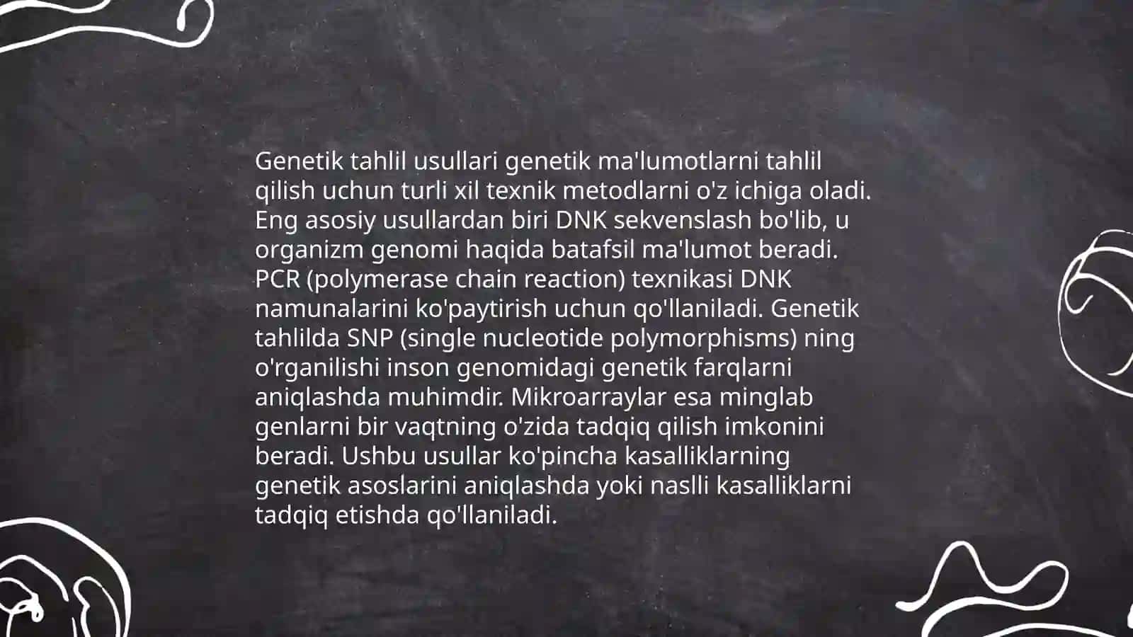 Odamlarda irsiy kasalliklar va davolash usullari 4