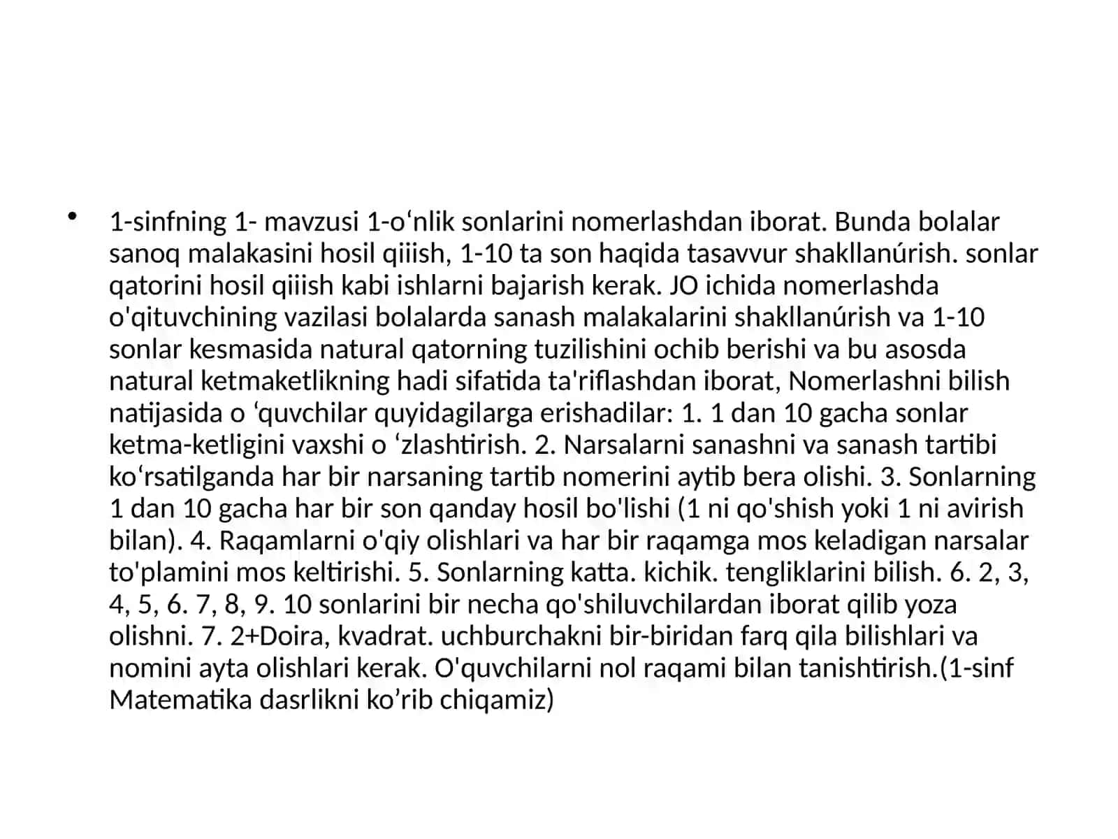 Boshlang‘ich sinflarda nomanfiy butun sonlarni nomerlashga o‘rgatish metodikasining umumiy masalalari 4