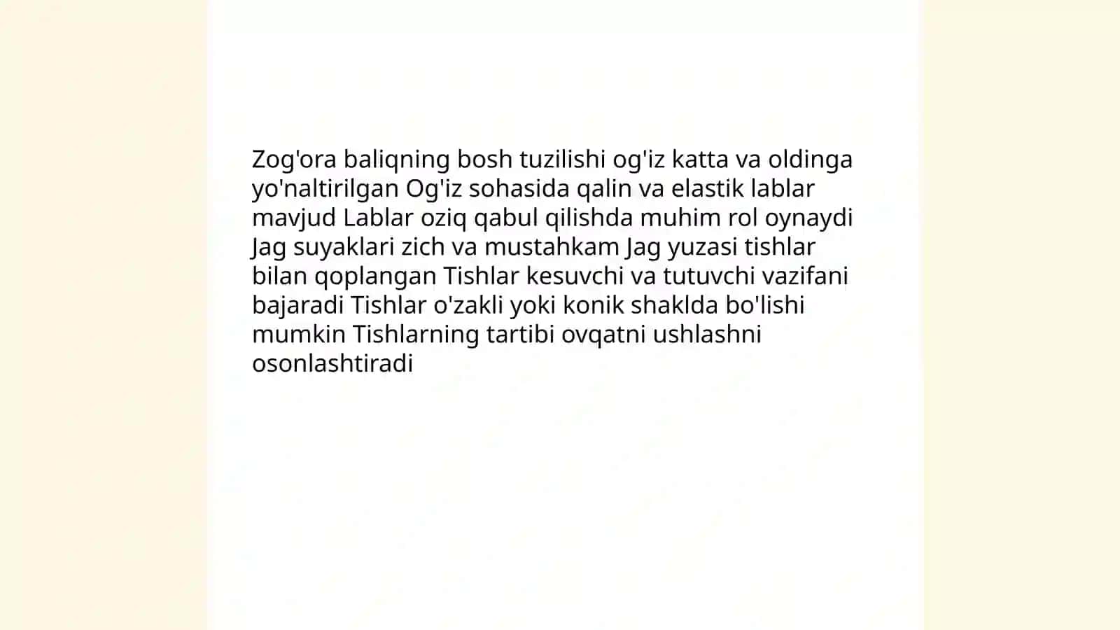 Zog'ora baliqning tashi va ichki tuzilishi 4