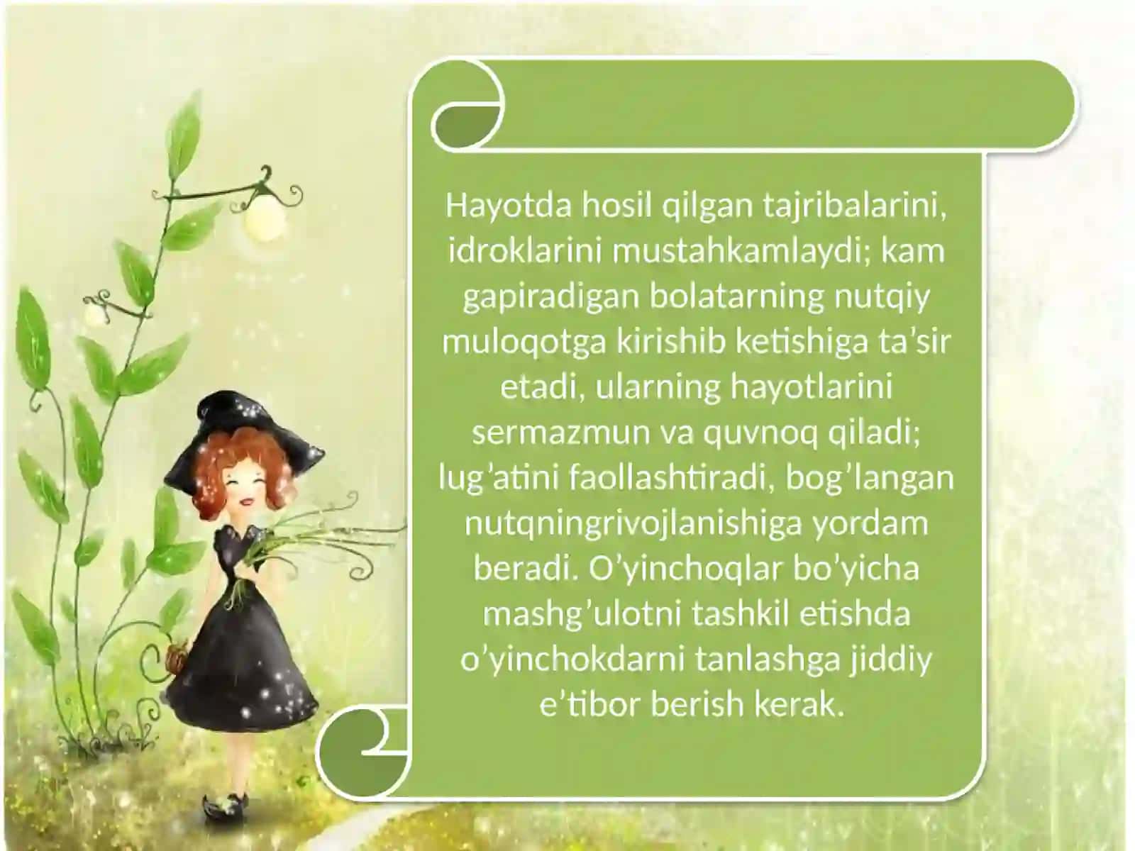 O‘yinchoqva predmetlargaqarab hikoya qilish ga o‘rgatish 4