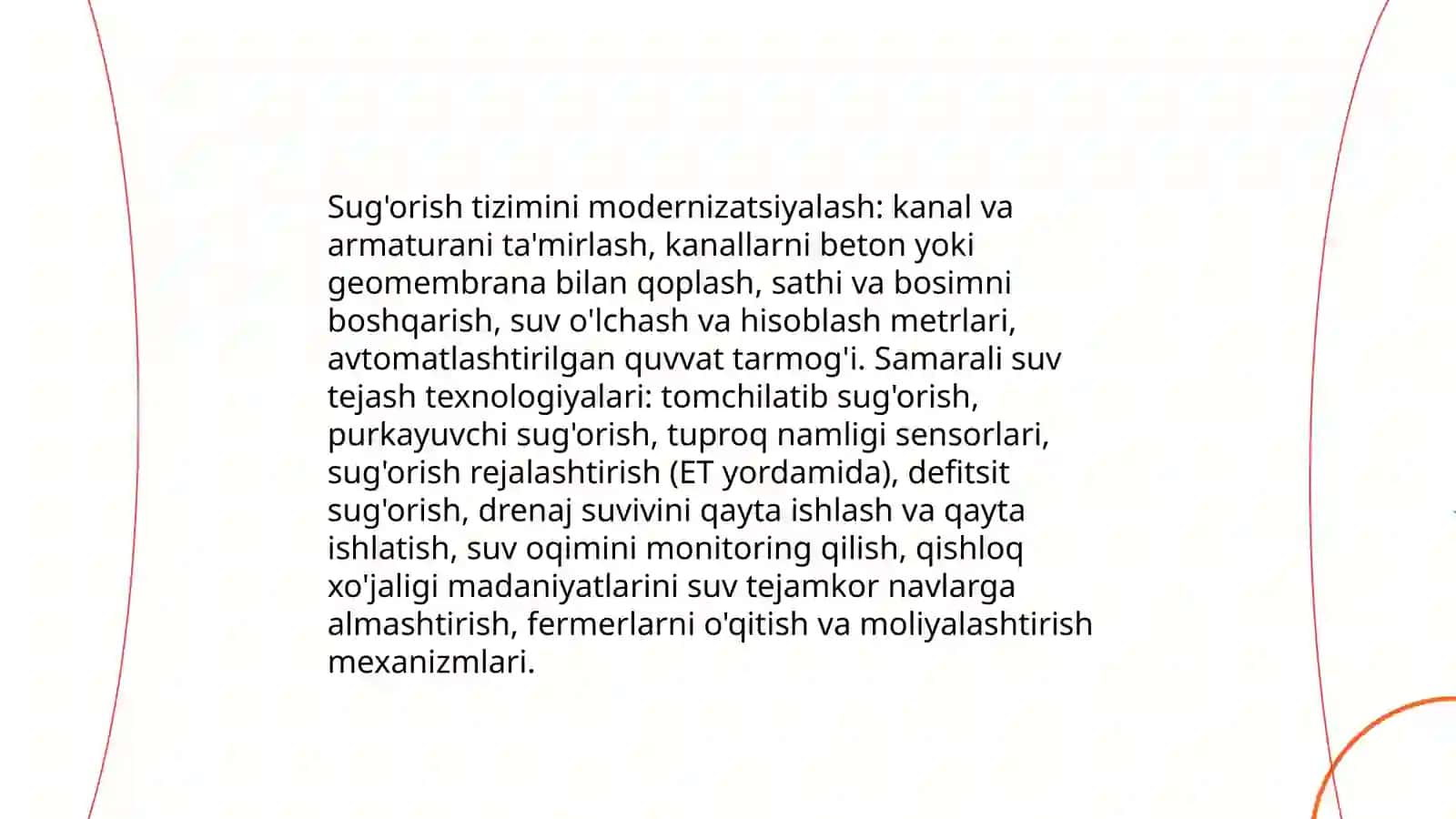 Amudaryo va Sirdaryoni qayta oqimi va suv yetkazib berish loyihalari 4