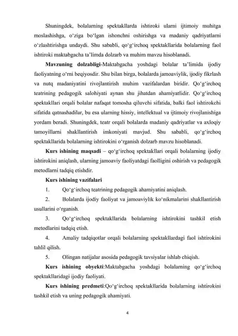 Qoʻgʻirchoq spektakllarida bolalarning ishtiroki 4