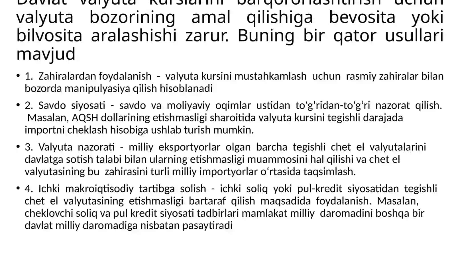 Valyuta kursi 4
