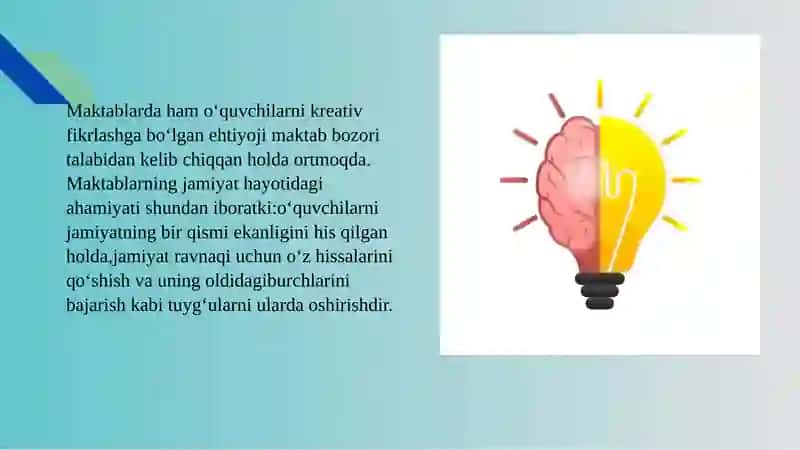 Kreativ fikrlashni rivojlantirish 4