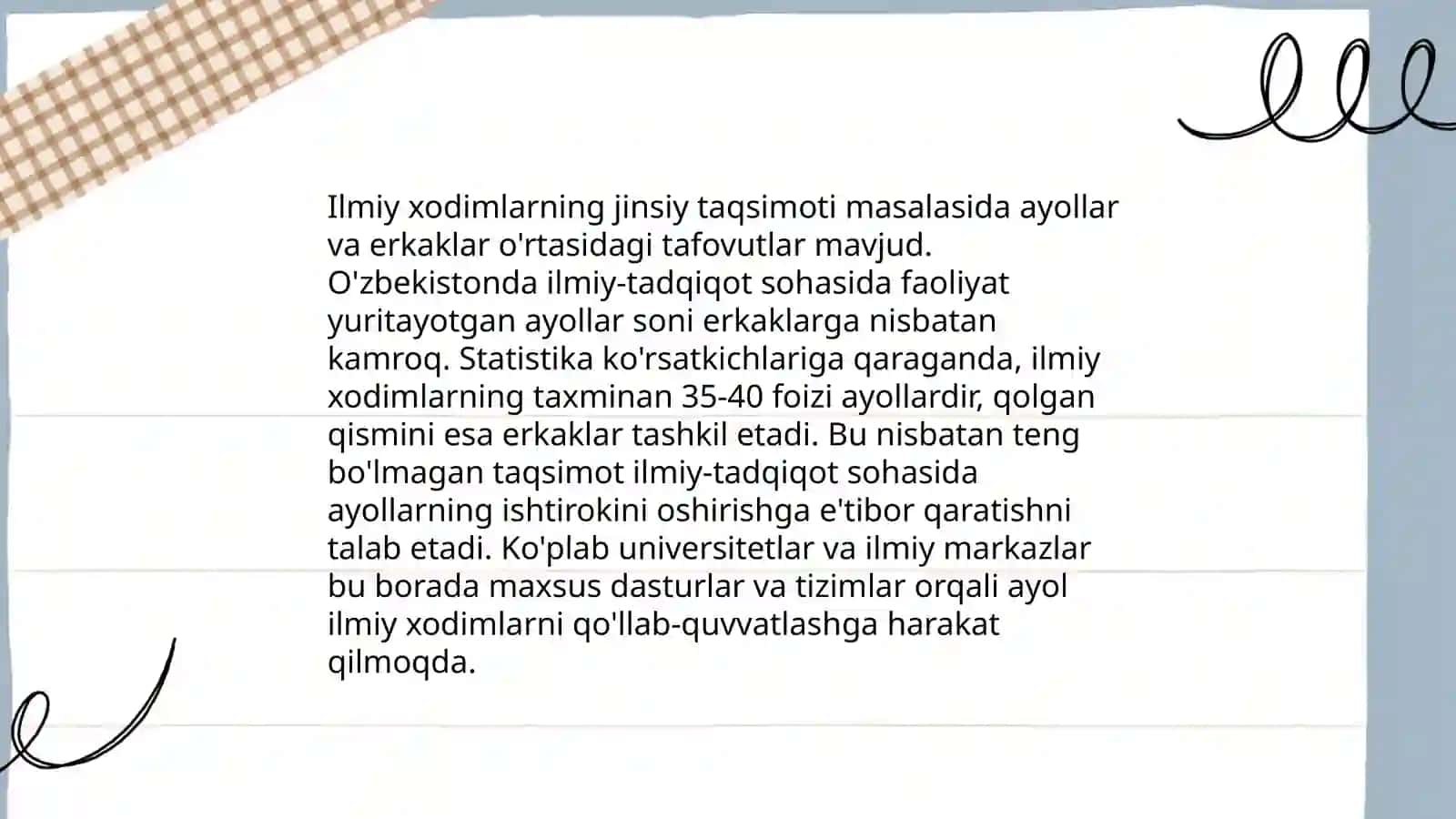 Professor-oʻqituvchi va ilmiy xodimlarning sotsial-demografik tuzulishi 4
