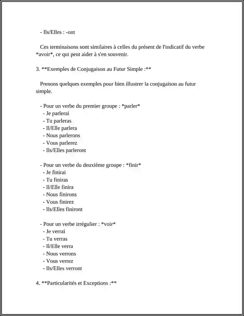 FUTUR SIMPLE ET FUTUR IMMEDIAT, LE PASSE COMPOSE 4